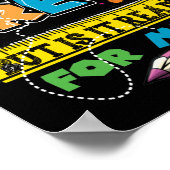 Poster Enfants Maternelle Premier Jour De L'École Préscol (Coin)