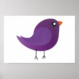 Poster Enfants mignonette birdy