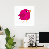 Poster Enfants mignonette birdy (Bureau à domicile)