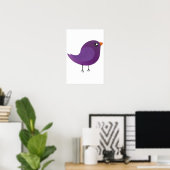 Poster Enfants mignonette birdy (Bureau à domicile)