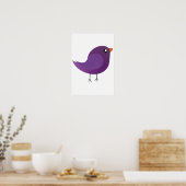 Poster Enfants mignonette birdy (Cuisine)