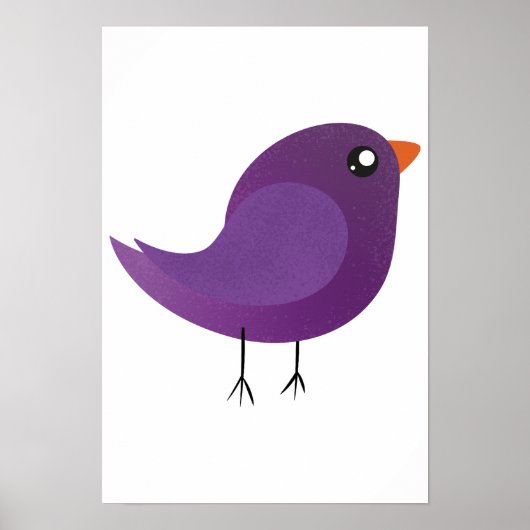 Poster Enfants mignonette birdy (Devant)