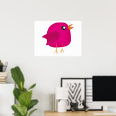 Poster Enfants mignonette birdy (Bureau à domicile)