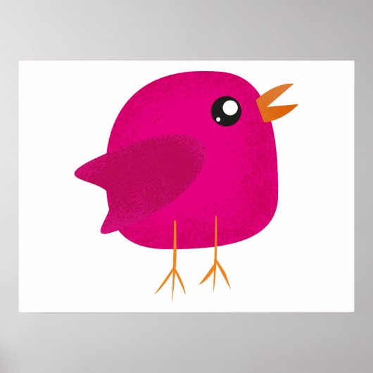 Poster Enfants mignonette birdy (Devant)