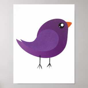 Poster Enfants mignonette birdy