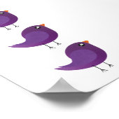 Poster Enfants mignonette birdy (Coin)