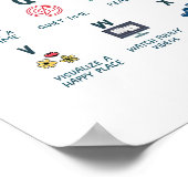 Poster Enfants mignons Apporter des compétences Alphabet, (Coin)