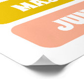 Poster Enfants Mois Mignons De L'Année Apprentissage Nurs (Coin)