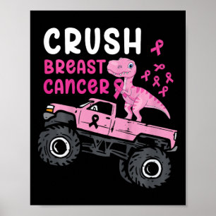 Poster Enfants Monster Camion Dinosaure Crush Cancer du s