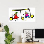 Poster Enfants musicaux (Bureau à domicile)