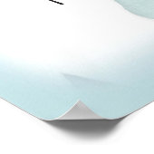 Poster Enfants Obéissez à vos parents - Col 3:20 Bleu (Coin)