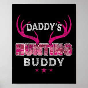Poster Enfants papa's Hunting Buddy Funny Camo fille Fut