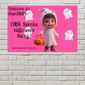 Poster Enfants Petits Spots Fête d'Halloween