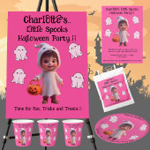 Poster Enfants Petits Spots Fête d'Halloween