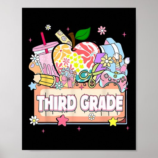 Poster Enfants Préparatoires Diplômés de Troisième Année  (Devant)