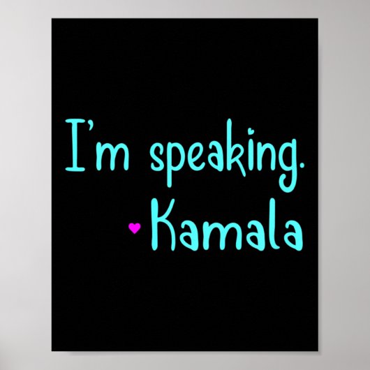 Poster Enfants que je parle Kamala Harris Inspirational V (Devant)