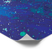 Poster Enfants Regardant Night Sky (Coin)