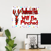 Poster Enfants sans surveillance (Bureau à domicile)