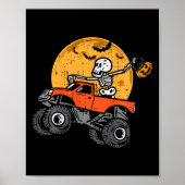Poster Enfants Skeleton Monster Camion Lune Candy Toddler (Devant)