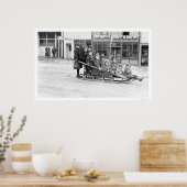 Poster Enfants Sleigh Seward Alaska 1912 (Cuisine)