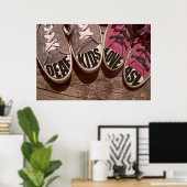 Poster Enfants Sourds Aiment ASL 36" x 24" (Bureau à domicile)