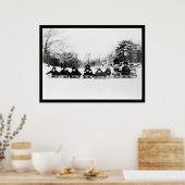 Poster Enfants sur coudes à Central Park 1915 (Cuisine)