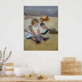 Poster Enfants sur la plage, Mary Cassatt (Cuisine)