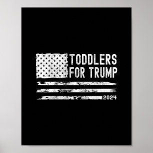 Poster Enfants Tout-petits Pour Élection Trump Enfants Po