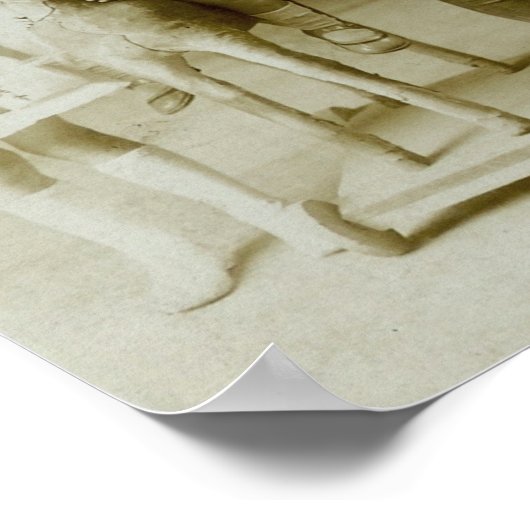 Poster Enfants vintages (Coin)