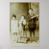 Poster Enfants vintages (Devant)