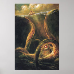 Poster Enfer borgne de la copie de mer