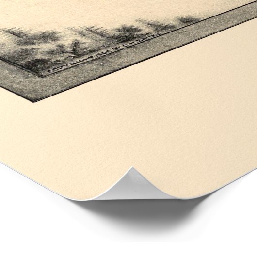 Poster Enfield, CT Carte panoramique - 1908 (Coin)