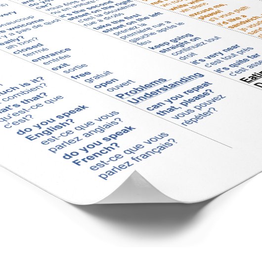 Poster Engels (Hoek)