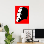 Poster Engels, communisme, socialisme, Union soviétique (Bureau à domicile)