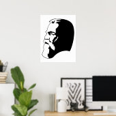 Poster Engels, communisme, socialisme, Union soviétique (Bureau à domicile)