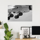 Poster Engin d'atterrissage (Bureau à domicile)