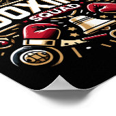 Poster Engin De Boxe Pour Les Boxes (Coin)