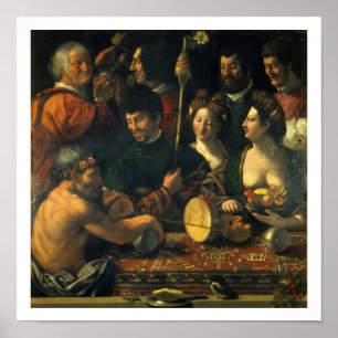 Poster Engins de cuisine ou d'allégorie d'Hercules, c.153