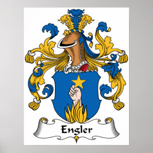 Poster Engler Family Crest