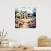 Poster English Garden Landscape (Cuisine)