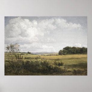 Poster English Paysage Vintage Campagne Imprimer