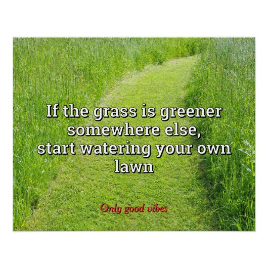 Poster English proverbs about own business (Devant)