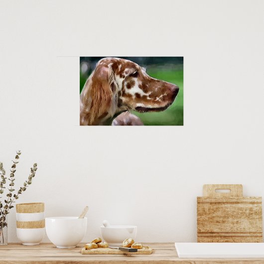 Poster English Setter Art Prints (Cuisine)
