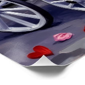 Poster English Setter Dog Valentine's Day (Coin)