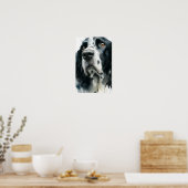 Poster English springer spaniel portrait with ticking (Cuisine)