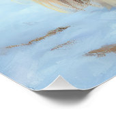 Poster English Toy Spaniel Laisser Neige Noël (Coin)