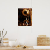 Poster Engrenages (Cuisine)