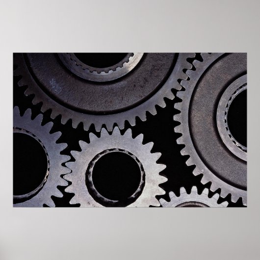 Poster Engrenages (Devant)