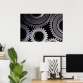 Poster Engrenages (Bureau à domicile)