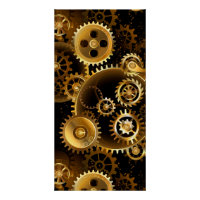 Engrenages en laiton Steampunk sans couture
